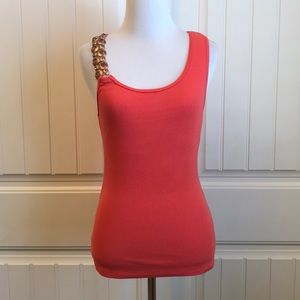 Marisa K Boutique Tank Top with Jeweled Strap